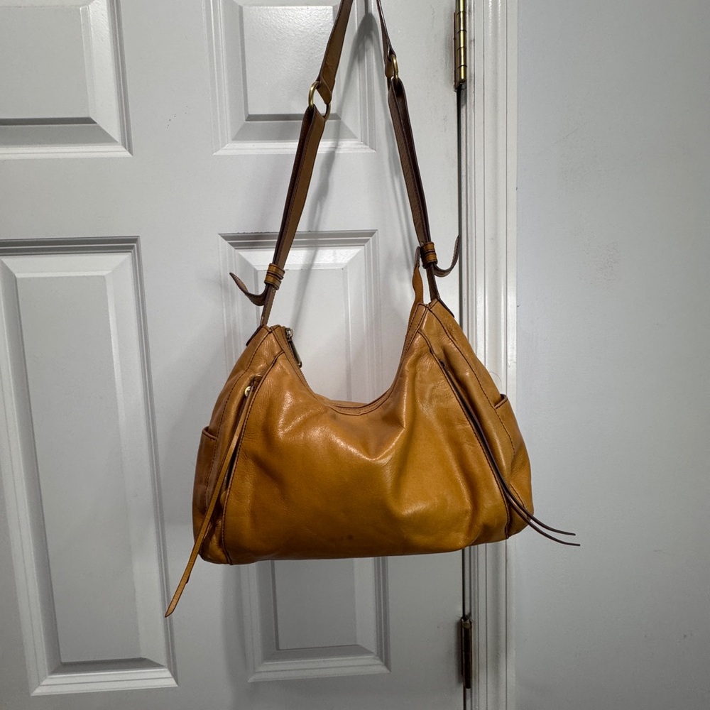 HOBO Tan Leather Shoulder slouchy bag - Picture 6 of 9